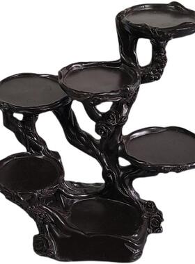 创意微型桌面置物架摆放小架子展示花架造景套装摆件用景观物件微