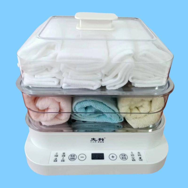 Beauty salon special hot towel machine steam heating insulation small barber shop hotel hot compress pedicure high temperature disinfection cabinet