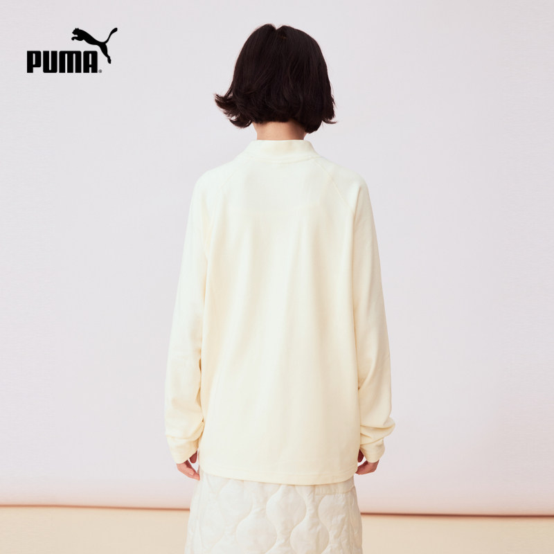 PUMA童装新款男童女童半高领长袖T恤发热保暖打底衫内搭休闲上衣,淘宝优惠券,粉丝福利购,淘宝优惠卷