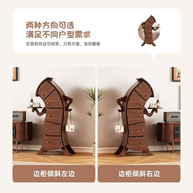 实木叉腰斗柜卧室客厅收纳柜歪脖子抽屉储物柜中式五斗柜实木家具,淘宝优惠券,粉丝福利购,淘宝优惠卷