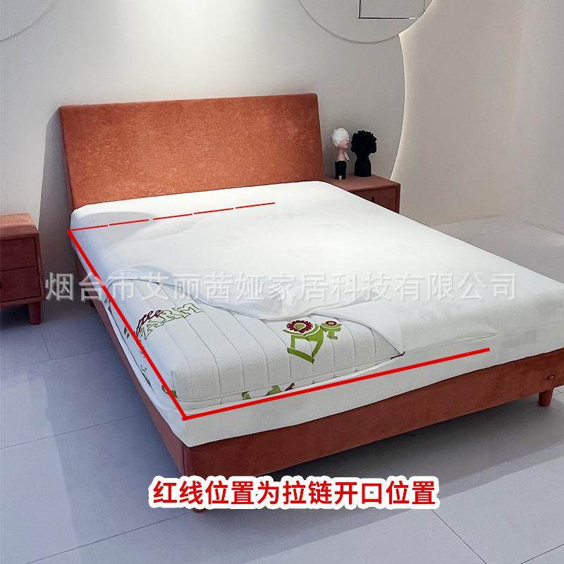 可定六面全包乳胶床保垫罩防尘防脏潮透气6面针防织套AUE拉链护新,淘宝优惠券,粉丝福利购,淘宝优惠卷