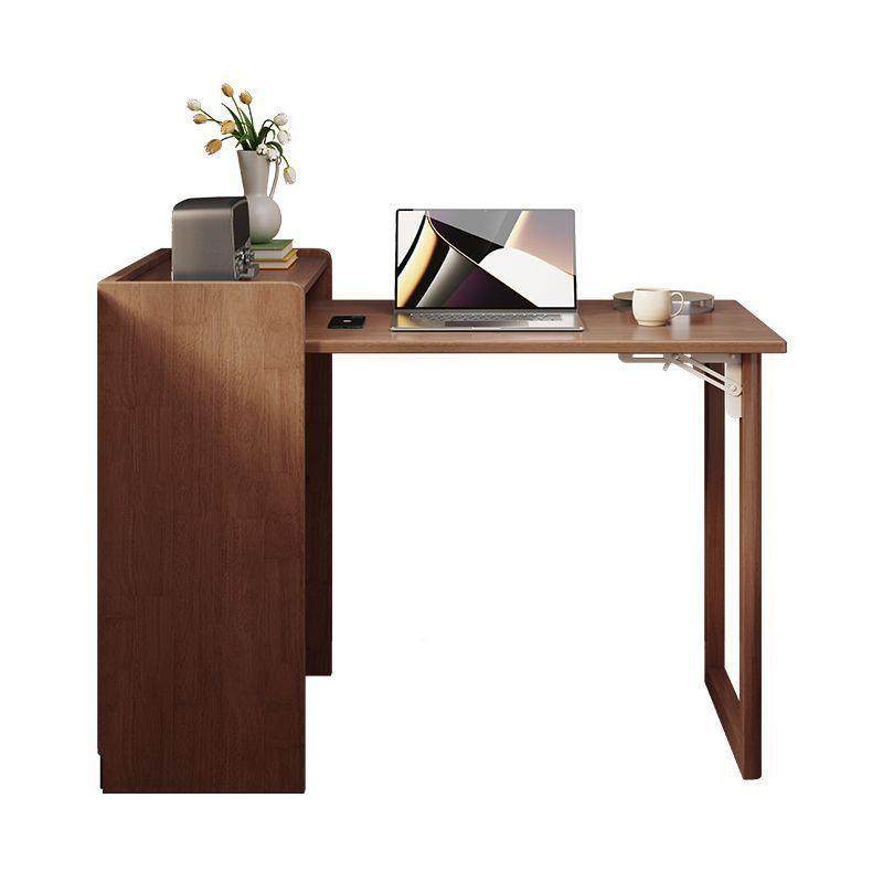 实木折一叠桌书架电脑桌家卧室用小户型学习书柜转体角FXV桌子书,淘宝优惠券,粉丝福利购,淘宝优惠卷