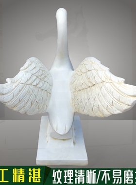 天鹅雕塑门厅摆件玻璃钢工艺艺术品欧式动物花园酒店别墅庭院园林