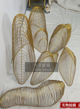 中式别墅庭院售楼部园林铁艺假山摆件金属工艺装饰品落地工艺品