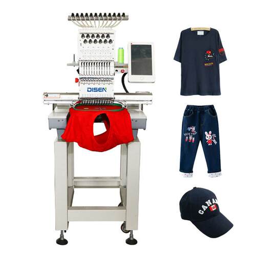 广州高速电脑绣花机 全新单头帽绣机设备 cap embroidery machine - 图3