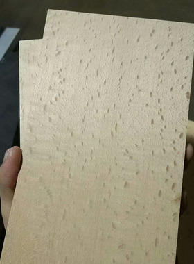 东欧洲产地榉木薄片木料切割平整光滑刨光木头的盒子木料贴片木料