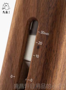 高档马鹿沙漏计时器面0分钟礼物定制刻字办公桌摆件桌办公室实3防