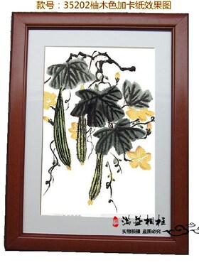 4开素描画框 写真广告海报框 欧式实木相框 8开 38*53cm 可定做