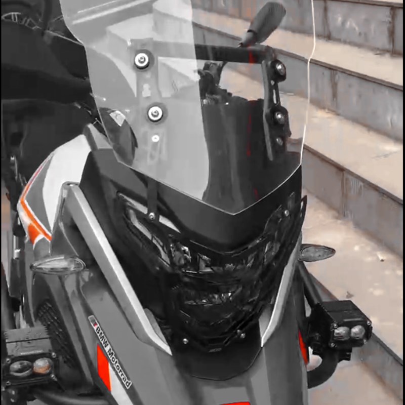 适用于凯越5X 0x 0x前挡风玻璃加高护胸挡风板前挡改装配件 - 图1