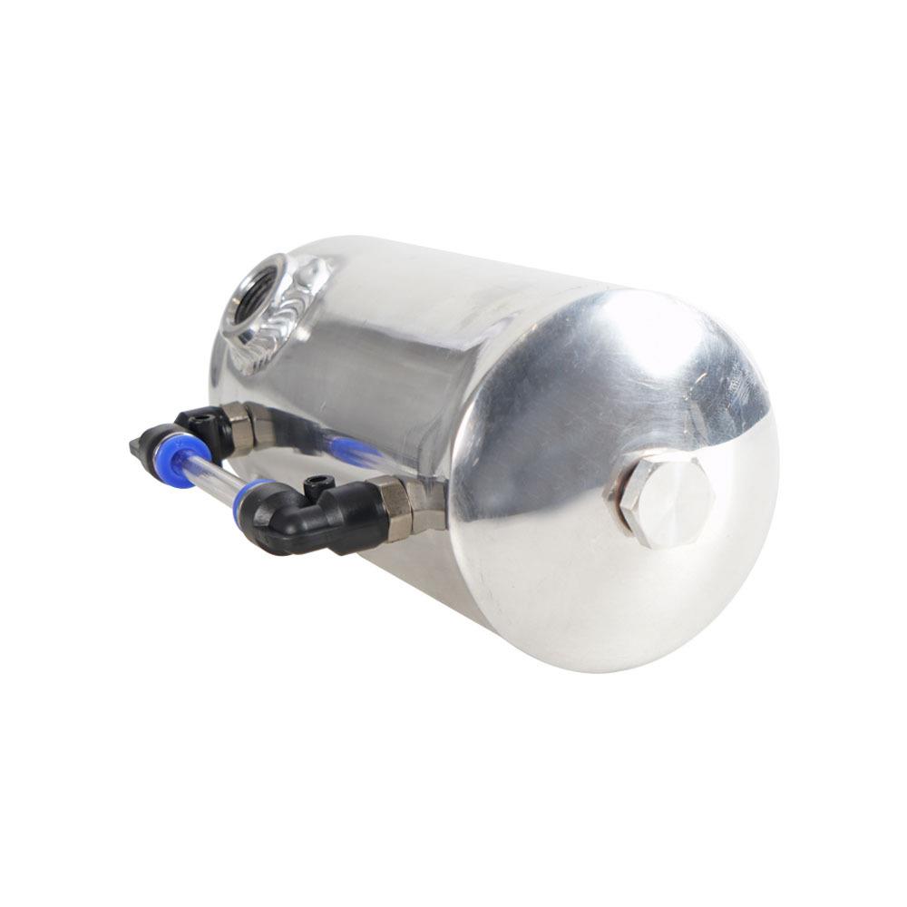 0.5L抛光 3/8英寸NPT侧端口铝制集油罐通气罐储液罐TK3203 - 图1