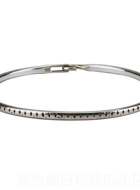 正品sWer9ktatt Munchen德国尼黑慕暗黑先锋小众设计手镯25纯银男