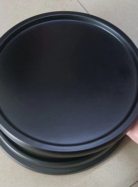 防水花盆鱼缸底座圆形竹木底托花瓶奇石工艺品摆件盆栽展示盘