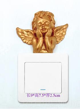 正品球天防使开关贴气代插座保护套边框套脏遮丑家现用墙贴墙壁装