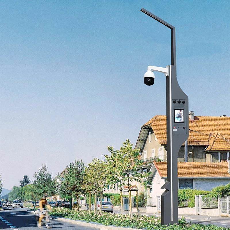 厂家LED路杆灯多功能5G带显示屏WiFi监控城市交通智慧交通路灯,淘宝优惠券,粉丝福利购,淘宝优惠卷