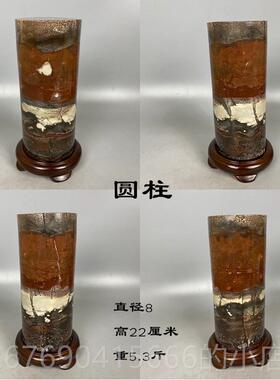 高档品草花石方章国油画原石摆件画石石天然图案方精形奇石印章山