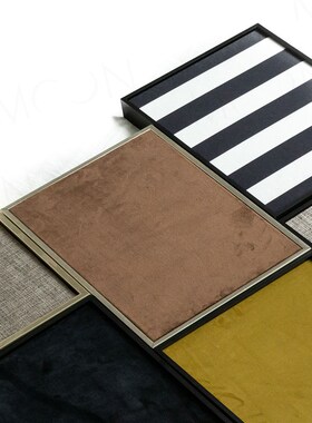 MOON慕空间样板房衣帽间咖色托盘装饰品摆件全屋定制软装陈列设