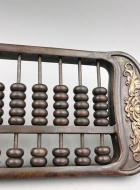 花古韵斋仿古铜摆件铜算盘家AL634371居书房算摆设古玩铜器收藏边