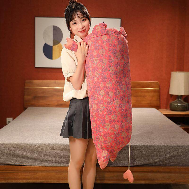 新款三层公纱睡趴趴猪仔熙乐萌萌抱枕公仔可爱超软萌玩偶猪侧睡夹,淘宝优惠券,粉丝福利购,淘宝优惠卷