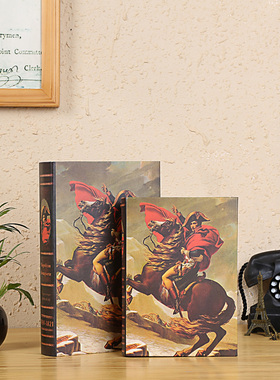 复古装饰书 影楼拍摄道具假书 客厅咖啡馆办公室饰品摆件仿真书壳