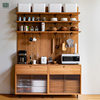 Nothing means all wall hanging system solid wood combination storage bookshelf sideboard TV wall hole hole board partition decorative wall