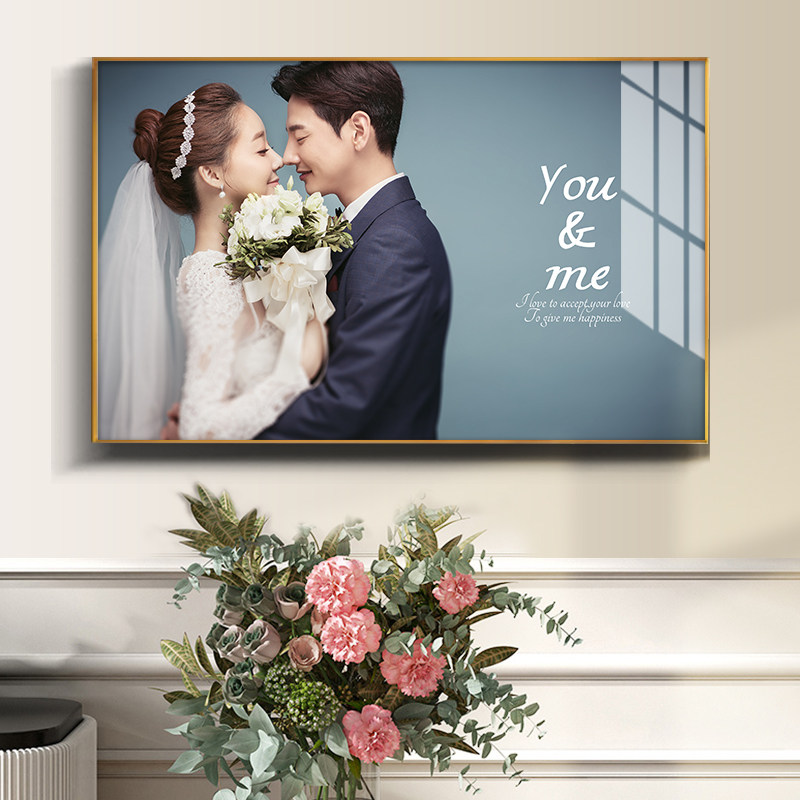 婚纱照放大挂墙加相框摆台定制影楼洗照片做成摆件水晶相片框制作,淘宝优惠券,粉丝福利购,淘宝优惠卷