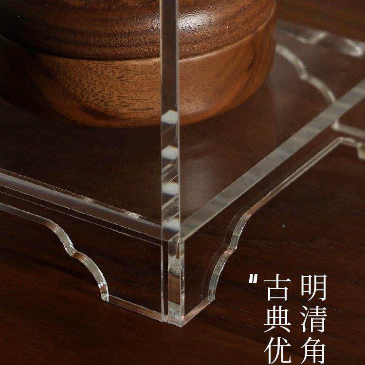 Kongting transparent display variable acrylic tea set rack thickened shapeless F989S55T tea set storage display rack