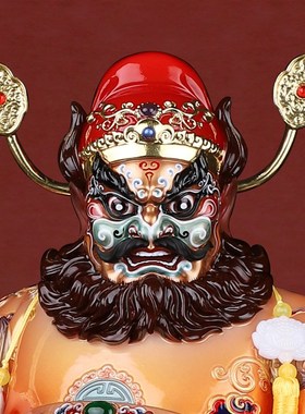 汉白玉花脸钟馗坐棺伏魔赐福钟正南门神武钟天师锺馗神像招财摆件