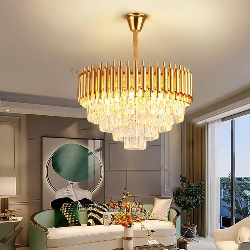 轻奢9水晶吊灯新款现代971简约护眼客厅led大具别气墅灯K餐厅卧室,淘宝优惠券,粉丝福利购,淘宝优惠卷