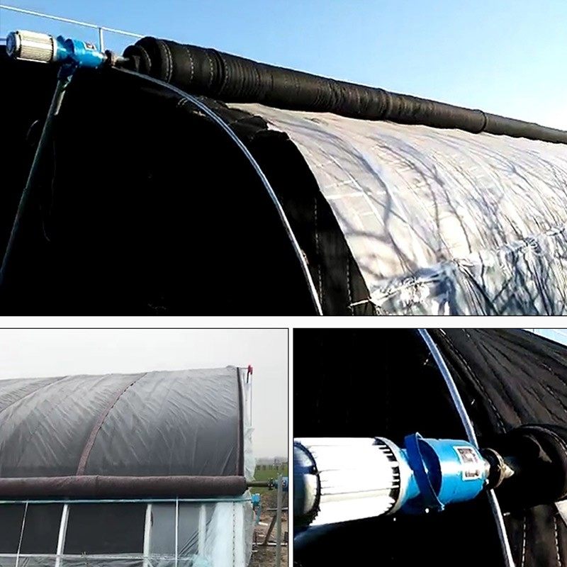 大棚侧置卷帘机电动自动卷被机养殖蔬菜大棚遥控限位器卷膜器配件 - 图1