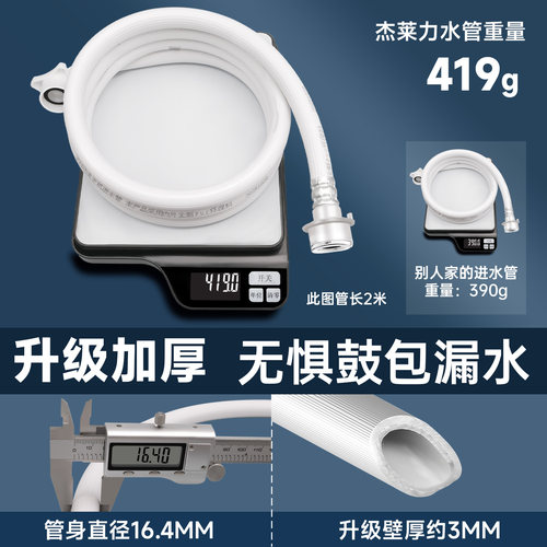 全自动洗衣机进水管加长延长连接头上水软管通用延长出水接水排水 - 图1