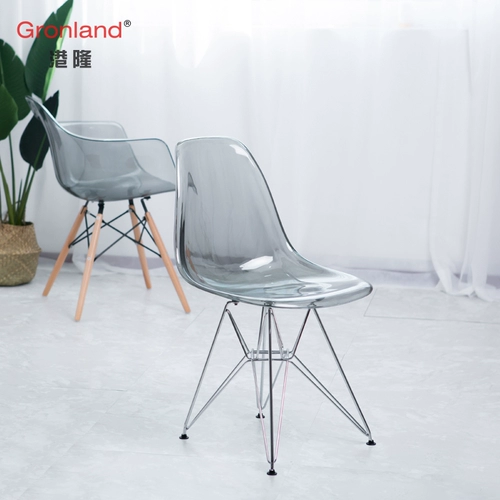 GRONLAND Ganglong Eames стул модный пластиковый обеденный стул на металлических ножках домашний стул для отдыха бесплатная доставка в Цзянсу, Чжэцзян и Шанхай