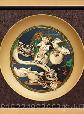 正品一帆风帆船顺摆件招财画金箔乔迁新客居搬家厅办公室公司开业