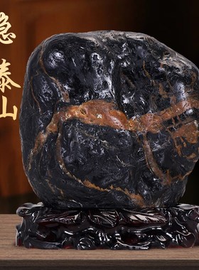 金纹石奇石天然原石摆件家用客厅观赏造景石头景观石办公室靠山石
