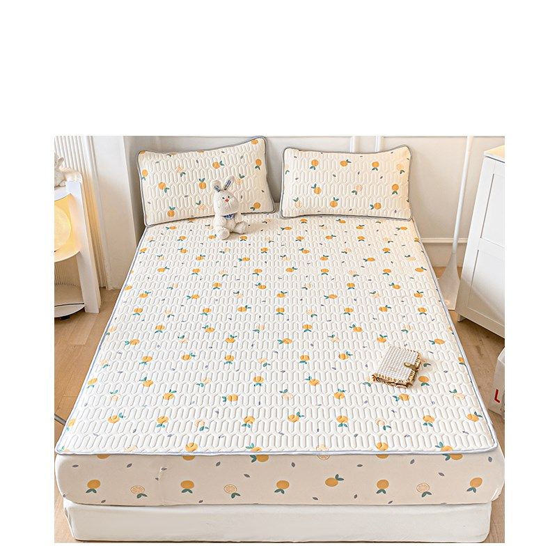 冰丝乳胶凉席冰丝席可水洗夏季三件套学生宿舍单人席子床笠款床垫,淘宝优惠券,粉丝福利购,淘宝优惠卷