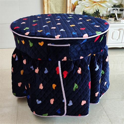 双面绒烤火罩桌套新款圆形电炉罩麻将机烤火炉桌罩取暖桌电暖桌罩 - 图1