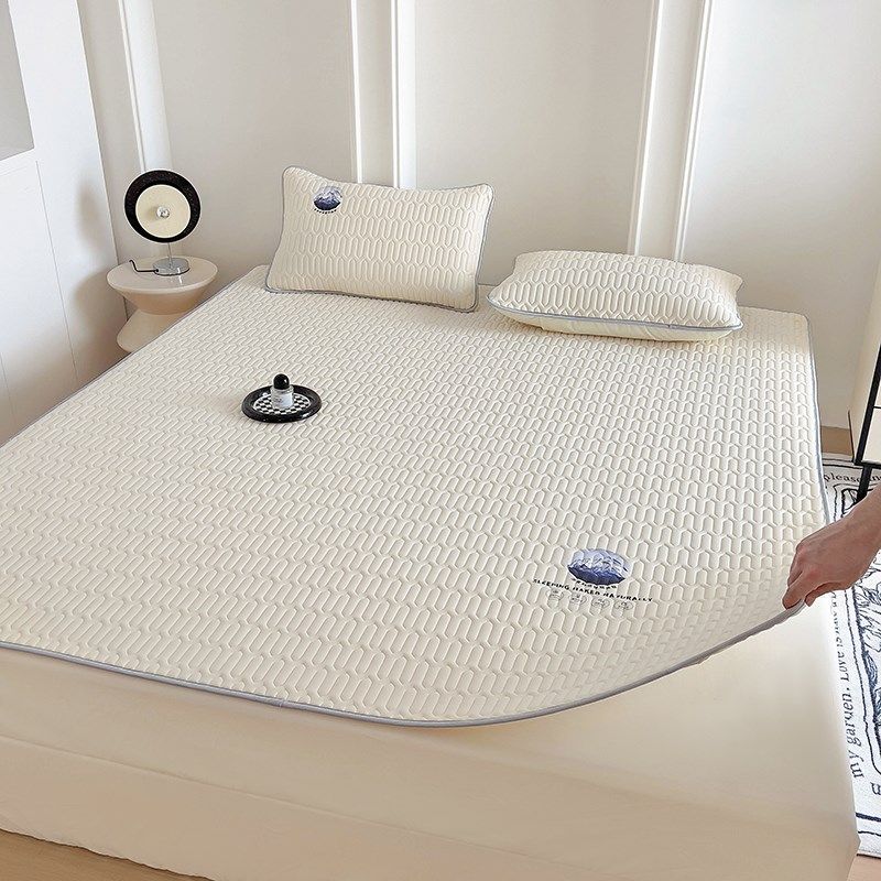 A类夏季冰丝乳胶凉席三件套学生宿舍软床垫单让人夏天席子空调席,淘宝优惠券,粉丝福利购,淘宝优惠卷