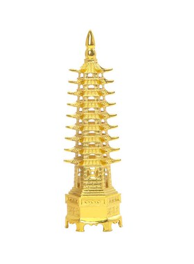 文昌塔摆件合金文昌塔九层十三层13层男女孩办公室书房桌面工艺品