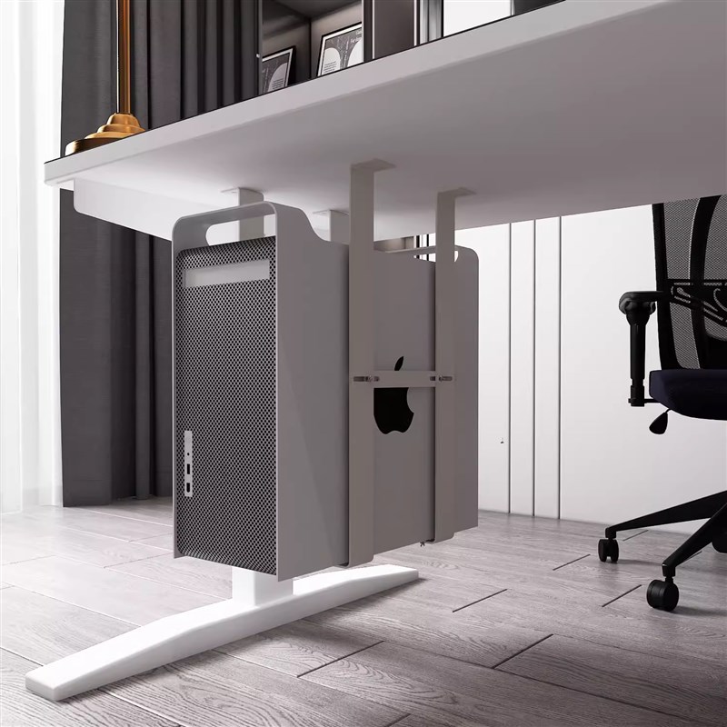 Computer main rack hanging office desk under desktop chassis bracket fixed bracket wall mount accessories