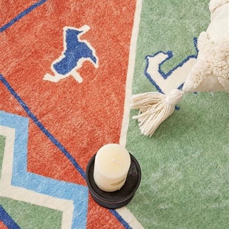 摩洛哥原色仿羊绒加厚地毯民簇风客厅茶几沙发高级感卧室床边地毯,淘宝优惠券,粉丝福利购,淘宝优惠卷