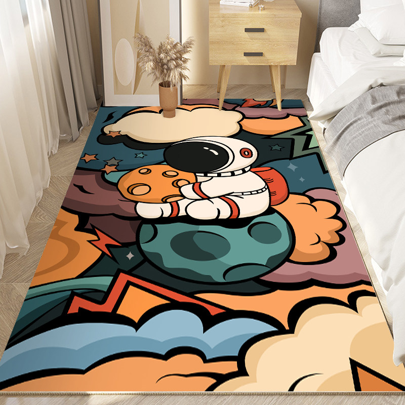 卧室儿童房间学习桌地垫床边毯客厅书桌床前卡通地垫家用地毯,淘宝优惠券,粉丝福利购,淘宝优惠卷