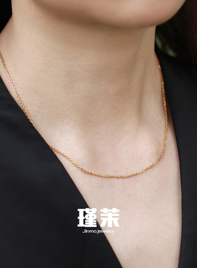 瑾茉S925银十字链轻奢百搭锁骨链