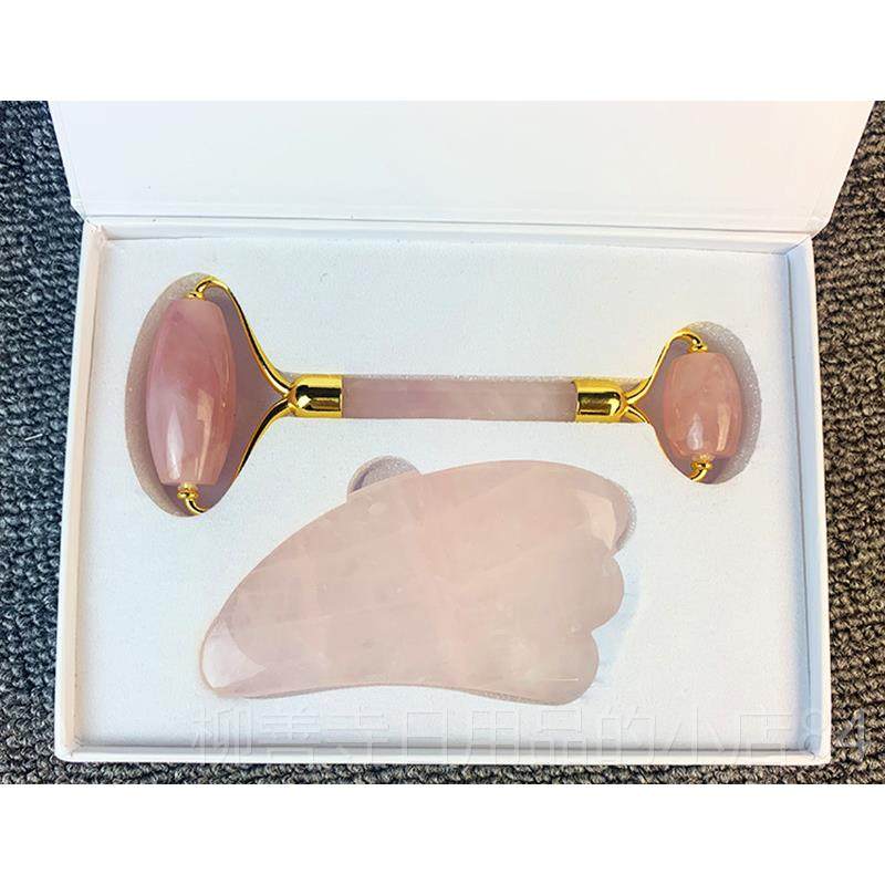 正品然玉石粉水容晶滚按轮摩器脸天部面部美瘦脸刮脸板提拉紧致礼,淘宝优惠券,粉丝福利购,淘宝优惠卷