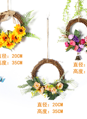 新款花环装饰墙上挂件幼儿园墙壁壁挂室内房间墙壁壁装饰创意家居