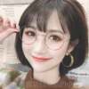 Authentic round ancient metal near-blue vision glasses for women, fashionable prescription radiation-proof glasses, frame protection, men's light-proof goggles