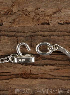 正品牛钝镯工工精厂慕尼黑德国黑暗工业风格手银92纯5小众手镯