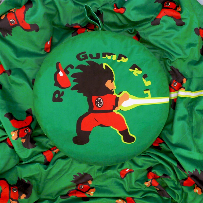 捕梦岛七龙珠悟空抱枕被子两用空调毯车载抱枕毯学生办公室午睡毯 - 图1