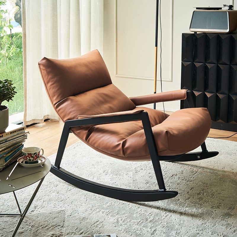 简约复古钢琴键摇摇椅懒人沙发椅大人躺椅阳台休闲椅摇椅客厅家用,淘宝优惠券,粉丝福利购,淘宝优惠卷
