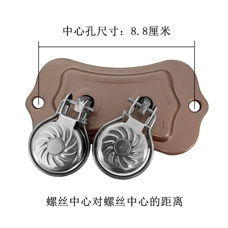 Corner locator corner hanging wheel steering wheel double pole universal wheel hand lifting clothes drying rack pulley wire