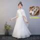 High-end girls' zheng performance clothing, children's choir, China National Ancient Music Performance Summer Competition, art
