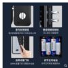 Chengdu installation of glass door fingerprint lock without hole opening office smart electronic password lock double door attendance access control